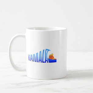 Kamala Blaue Welle über Trump Harris für Präsident Kaffeetasse