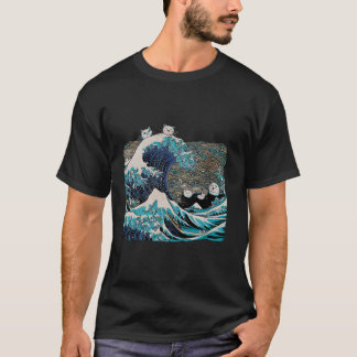 Kamala Blue Cats Wave for Kamala Cat Ladys Wave O T-Shirt