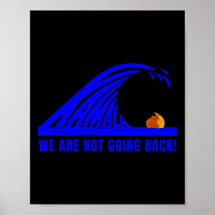 Kamala Blue Wave 2024 Harris Wheimer Präsident Poster