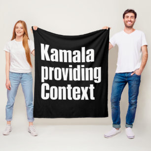 Kamala Brat Lime Green bietet Kontext Fleecedecke