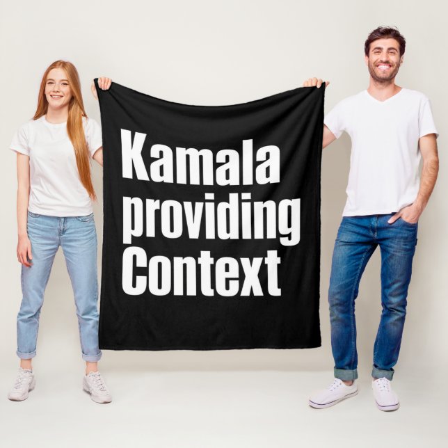 Kamala Brat Lime Green bietet Kontext Fleecedecke (Beispiel)