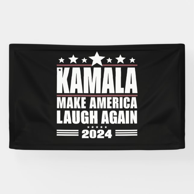 Kamala bringt Amerika wieder zum Lachen über die a Banner (Horizontal)