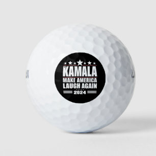 Kamala bringt Amerika wieder zum Lachen über die a Golfball