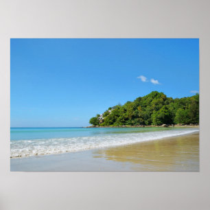 Kamala Bucht auf der thailändischen Insel Phuket b Poster