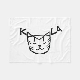 Kamala Cat Blanket Fleecedecke