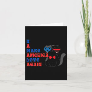 Kamala-cat! Die amerikanische Liebe wieder zum Tra Karte