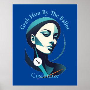 Kamala Cat Lady 2024 Ballot Thunder_Cove Poster