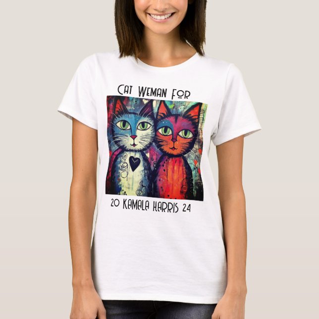 Kamala Cat Ladys T - Shirt (Vorderseite)
