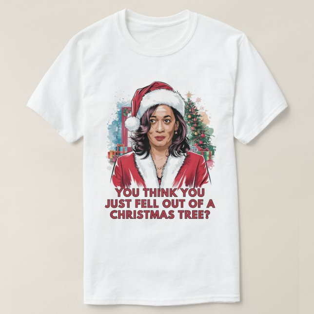 Kamala Christmas Funny Zitat T-Shirt (Design vorne)