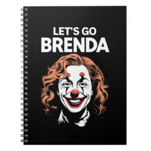 Kamala Clown Los geht's Brenda Notizblock
