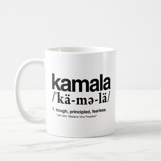 Kamala Definition - Strenge, streng geachtete Feal Kaffeetasse (Links)