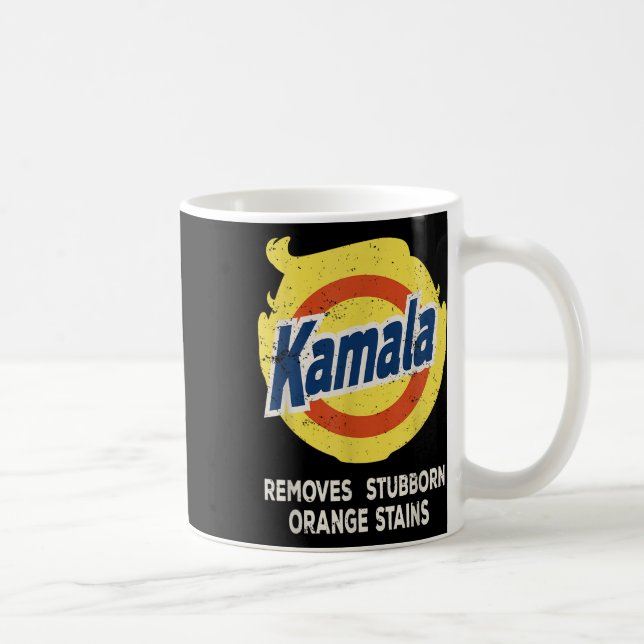 Kamala Detergent entfernt Stubborn-Orangenstadien Kaffeetasse (Rechts)