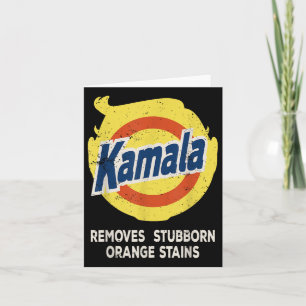 Kamala Detergent entfernt Stubborn-Orangenstadien Karte