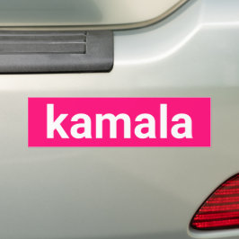 Kamala einfache minimalistische moderne heiße Rosa Autoaufkleber