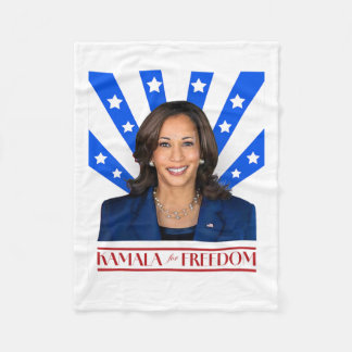 Kamala for Freedom 2024 Frau Vizepräsidentin Fleecedecke