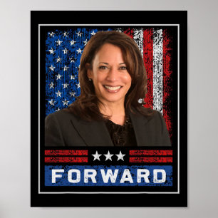 Kamala Forward Präsidentin Kamala Harris Wheimer 2 Poster