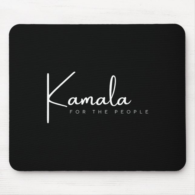 Kamala für den Präsidenten Kamala Harris Whei Mousepad (Vorne)