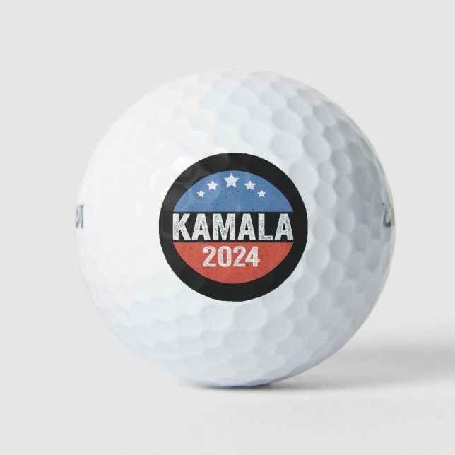 Kamala für die Wahl von Präsident Kamala 2024 Golfball (Vorderseite)