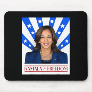 Kamala Für Freiheit 2024 Frau Vizepräsidentin Mousepad