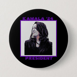Kamala für Präsident 2024 Button