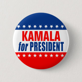"KAMALA für PRÄSIDENT" Button
