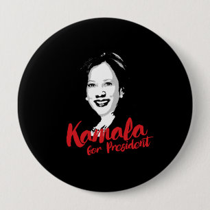 Kamala für Präsidenten - Kalligraphie - Button
