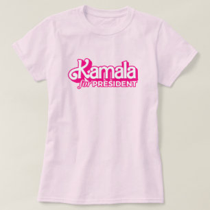 Kamala für President Pink Style T-Shirt