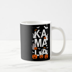 Kamala Halloween Cat Pumpkin Hexenhut Lover Kamal Kaffeetasse