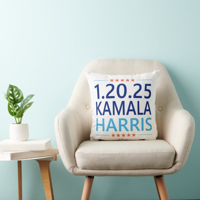 Kamala Harris 1. Frau Präsidentin 1.20.25 Kissen (Stuhl )