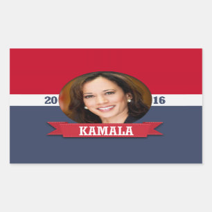 KAMALA HARRIS 2016 RECHTECKIGER AUFKLEBER