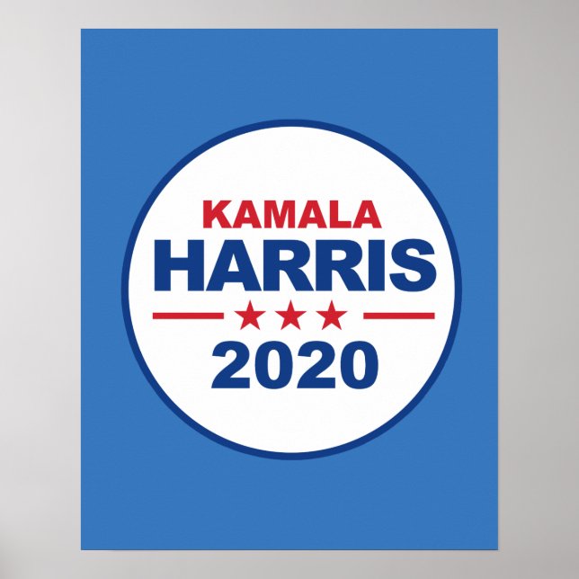 Kamala Harris 2020 - Aufkleber - Poster (Vorne)