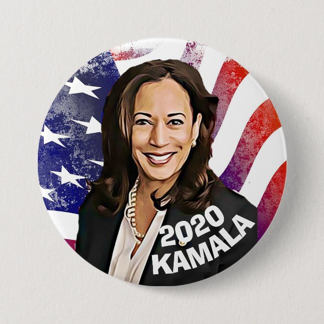 Kamala Harris 2020 Präsidentschaftskandidat Button (Vorderseite)
