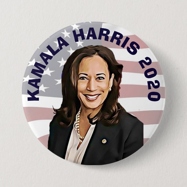 Kamala Harris 2020 Präsidentschaftskandidat Button (Vorderseite)