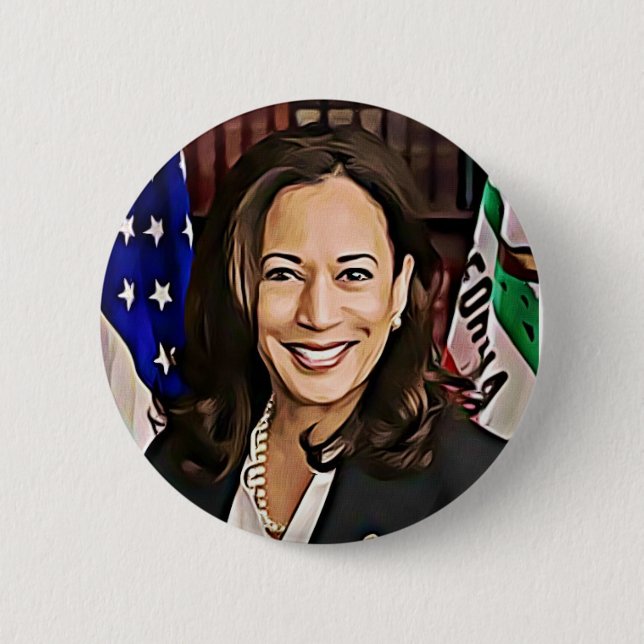 Kamala Harris 2020 Präsidentschaftskandidat Button (Vorderseite)
