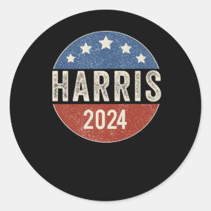 Kamala Harris 2024 1 Runder Aufkleber