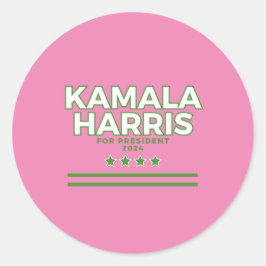 Kamala Harris 2024 Aufkleber für die Präsidentscha