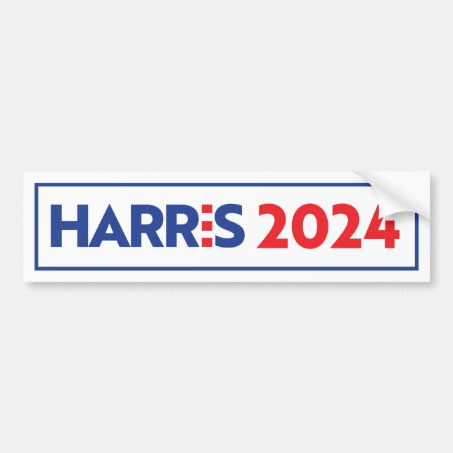 Kamala Harris 2024 Autoaufkleber (Vorne)