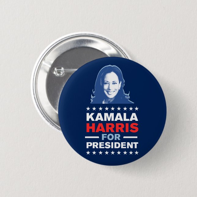 Kamala Harris 2024 Button (Vorne & Hinten)