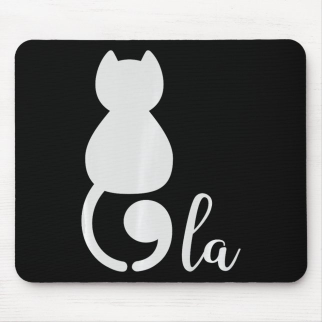 Kamala Harris 2024 Cat Lady President Comma La Fun Mousepad (Vorne)