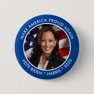 Kamala Harris 2024 Collectible Keepake Foto Button