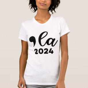 Kamala Harris 2024 Comma Icon T-Shirt