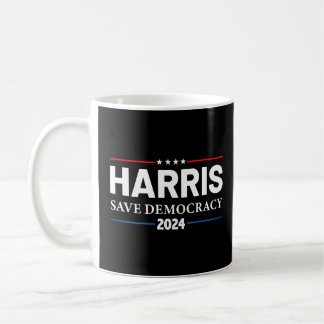 Kamala Harris 2024 Demokratie retten Kaffeetasse