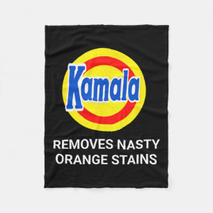 Kamala Harris 2024 entfernt Ekligen Orangenhahn Fleecedecke