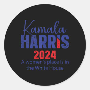 Kamala Harris 2024 Ermächtigung des amerikanischen Runder Aufkleber