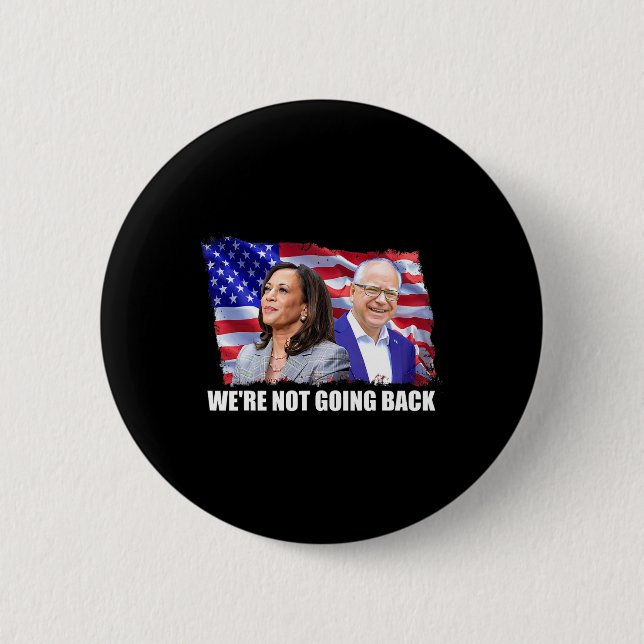 Kamala Harris 2024 Erste weibliche Präsidentin Button (Vorderseite)