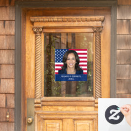 Kamala Harris 2024 Fensteraufkleber