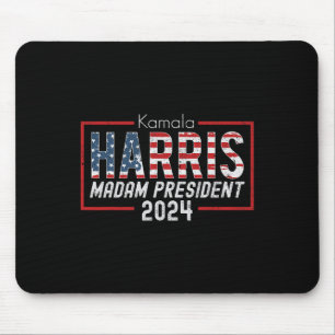 Kamala Harris 2024 Frau Präsidentin Election Costu Mousepad