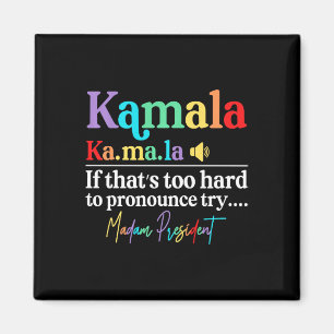 Kamala Harris 2024 Frau Präsidentin Harris Vote El Magnet