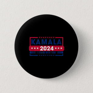 Kamala Harris 2024 Frau Präsidentin Kamala 47 USA Button
