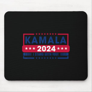 Kamala Harris 2024 Frau Präsidentin Kamala 47 USA  Mousepad